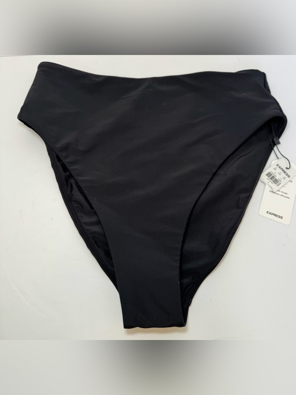 Express High-Waisted Body Contour Swim Bottoms large